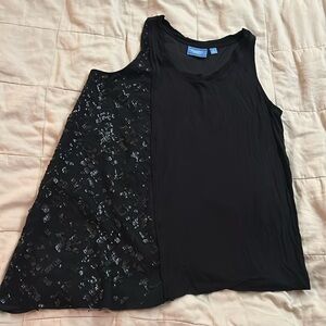 L Simply Vera black tank top, great condition